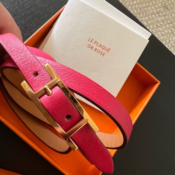 HERMES LE BRACELET CLIC CADENAS 18K ROSE GOLD - Picture 10 of 10